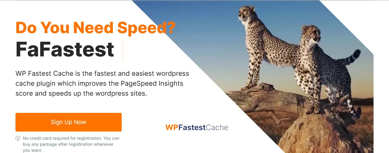 WP Fastest Cache Plugin Banner Screenshot