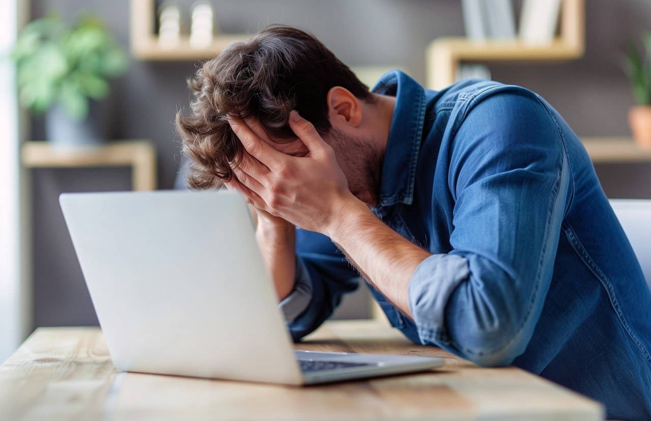 Frustrated-man-using-laptop