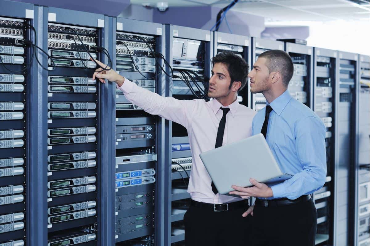 System Admins Checking Servers